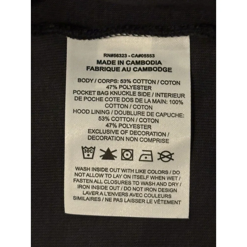 Nike Sportswear Tech Fleece Windrunner Hoodie Anthracite Black FB7921-060 Size L
